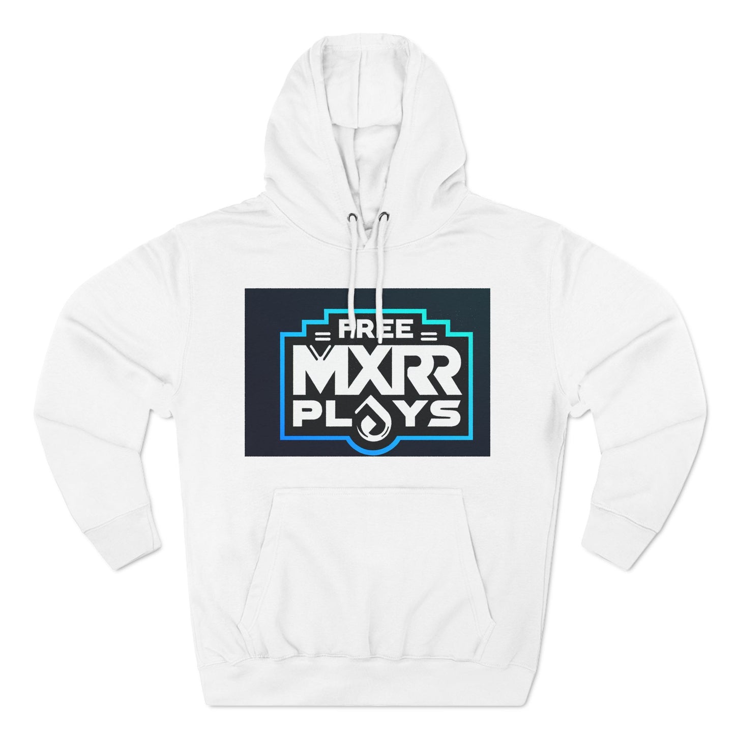 Three-Panel Fleece Hoodie