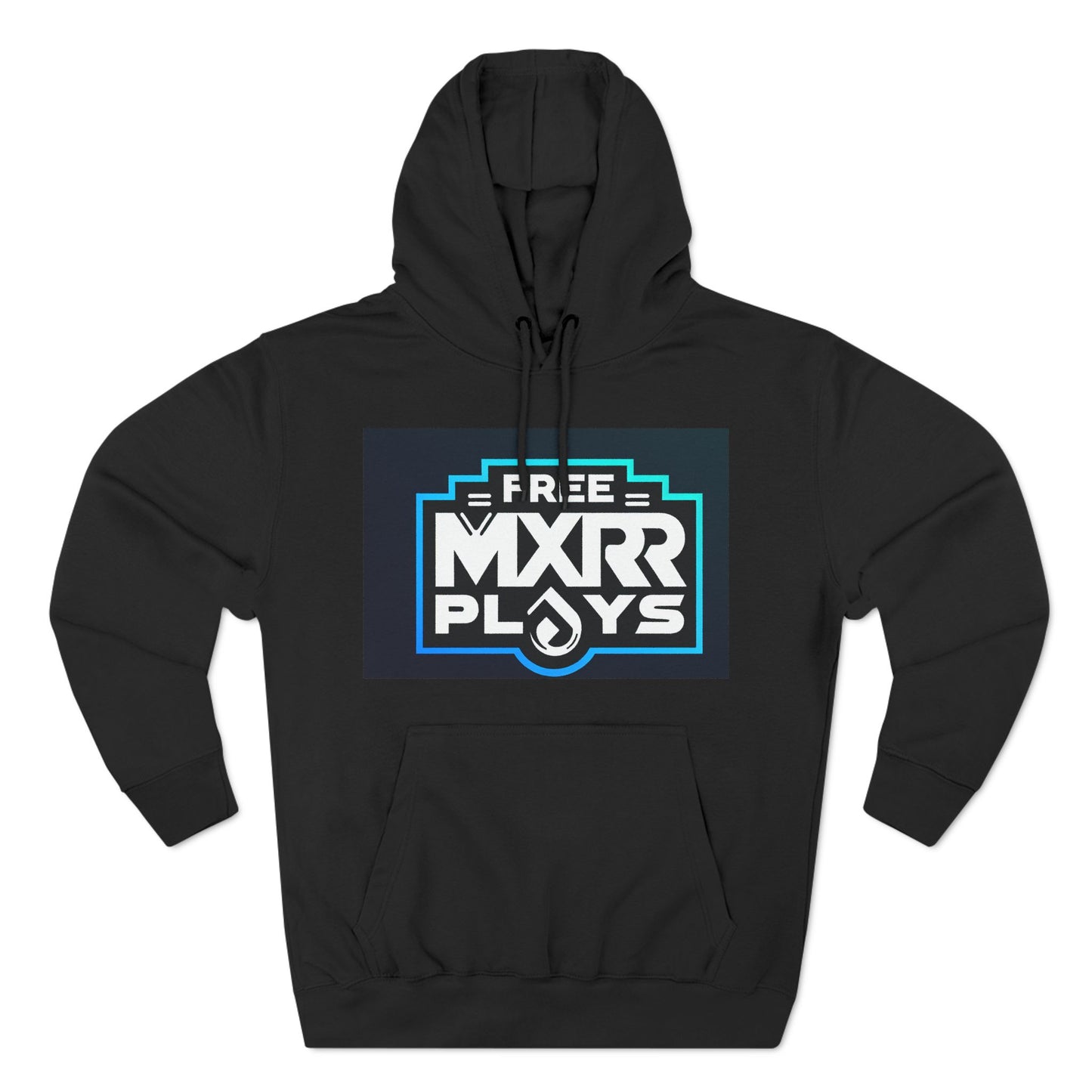 Three-Panel Fleece Hoodie