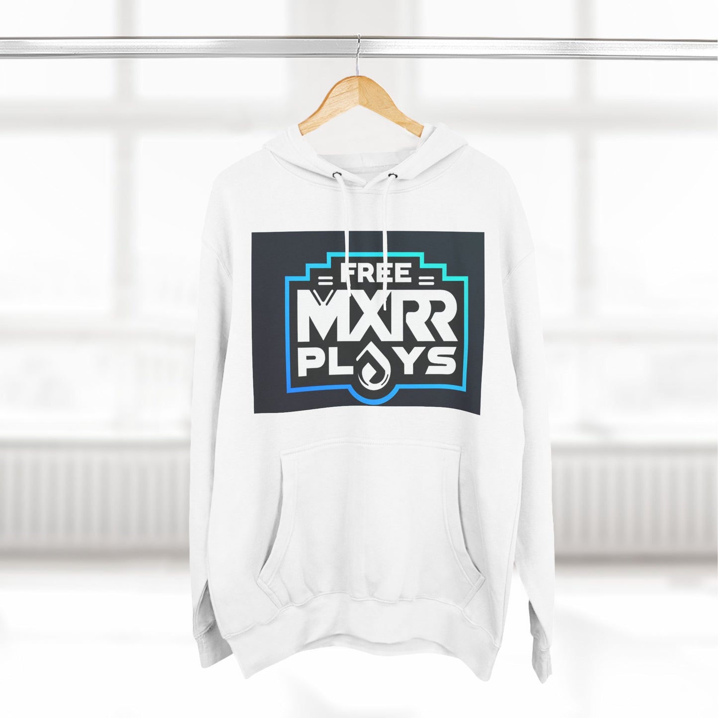 Three-Panel Fleece Hoodie